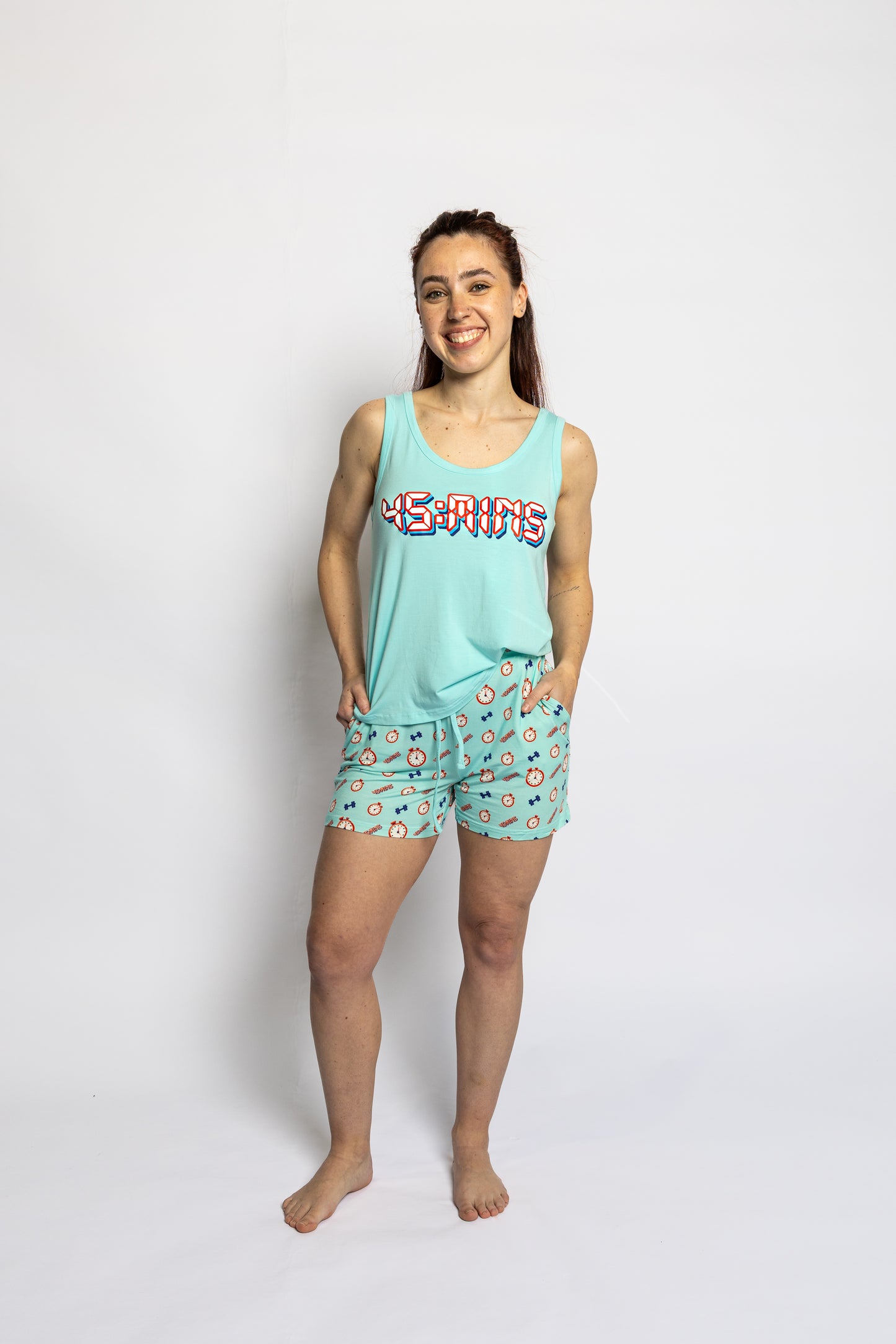 women’s pajamas, buttery soft pajamas, modal pajama set, women’s loungewear, breathable sleepwear, comfy PJ shorts, pajama set with pockets.