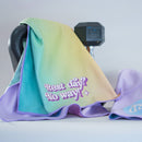 Gym Towel "Rest Day? No Way!" - restdaypj
