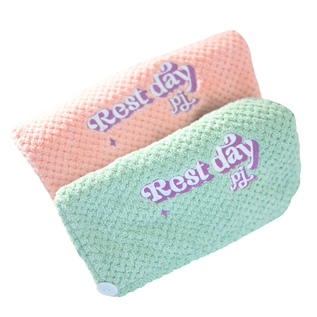 Rest Day PJ Microfiber Hair Towel Wrap - restdaypj